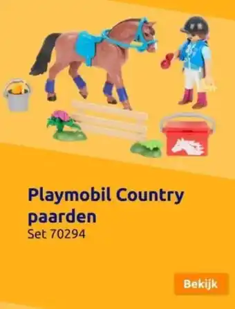Action Playmobil Country paarden aanbieding
