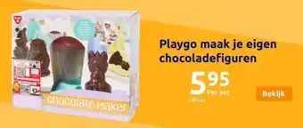Action Playgo maak je eigen chocoladefiguren aanbieding