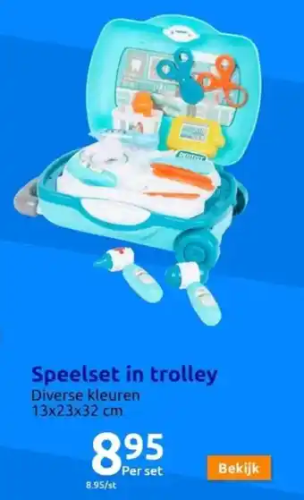 Action Speelset in trolley aanbieding