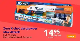 Action Zuru X-shot dartgeweer Max Attack aanbieding