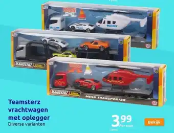 Action Teamsterz vrachtwagen met oplegger aanbieding