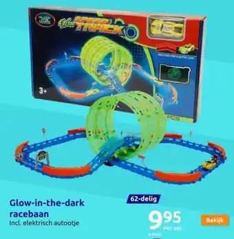 Action Glow-in-the-dark racebaan aanbieding