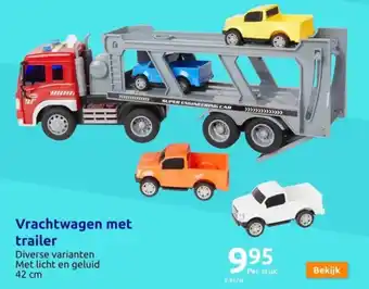 Action Vrachtwagen met trailer aanbieding