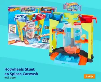 Action Hotwheels Stunt en Splash Carwash aanbieding