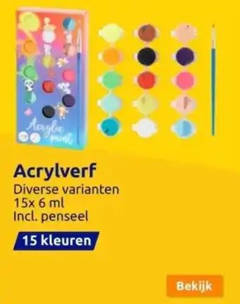 Action Acrylverf aanbieding