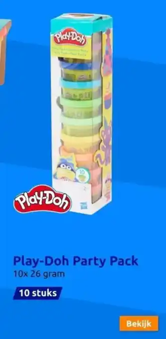 Action Play-Doh Party Pack 10x 26 gram aanbieding