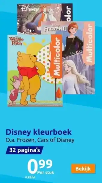 Action Disney kleurboek aanbieding