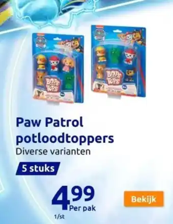 Action Paw Patrol potloodtoppers aanbieding