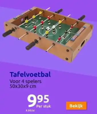 Action Tafelvoetbal aanbieding