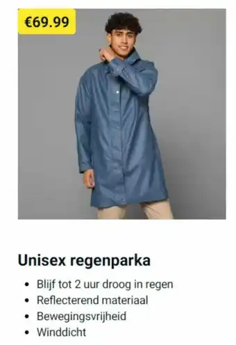 Decathlon Unisex regenparka aanbieding