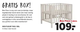 Baby-Dump BOX FLEUR T.W.V. aanbieding