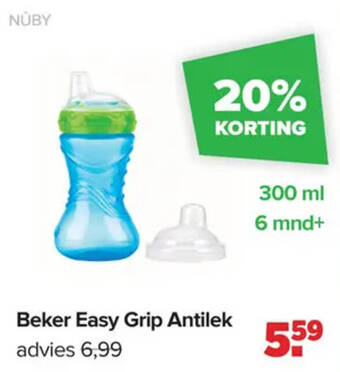 Baby-Dump Beker Easy Grip Antilek aanbieding