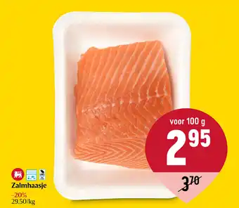 Delhaize Zalmhaasje 100 g aanbieding