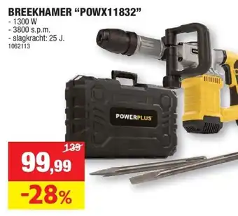Hubo Breekhamer “powx11832” aanbieding