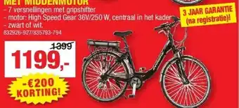 Hubo Met middenmotor aanbieding