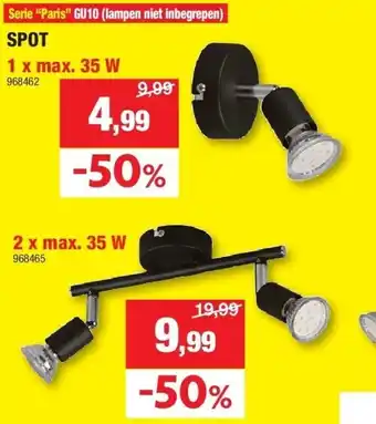 Hubo Spot 1 x max. 35 w aanbieding