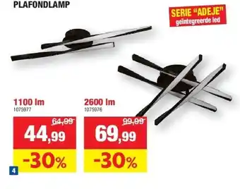 Hubo Plafondlamp aanbieding
