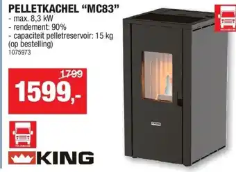 Hubo Pelletkachel “mc83” aanbieding