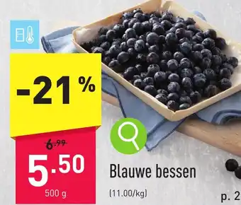 ALDI Blauwe bessen 500g aanbieding
