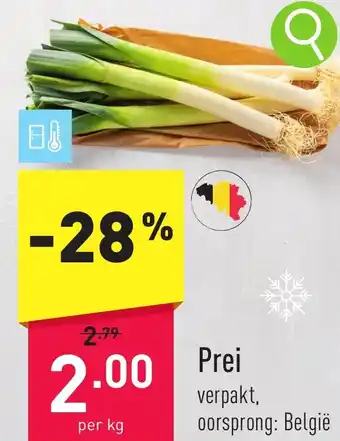 ALDI Prei aanbieding