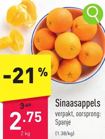 ALDI Sinaasappels 2kg aanbieding
