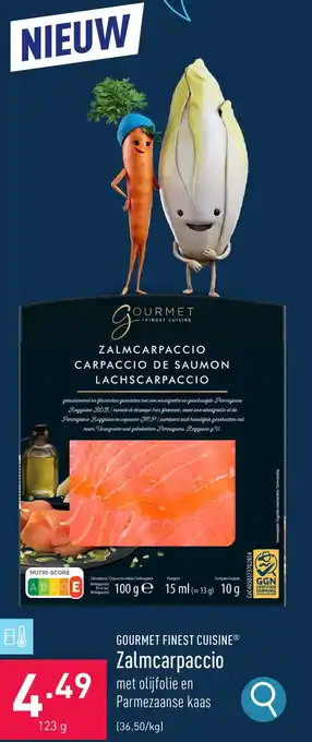 GOURMET FINEST CUISINE Zalmcarpaccio 123g