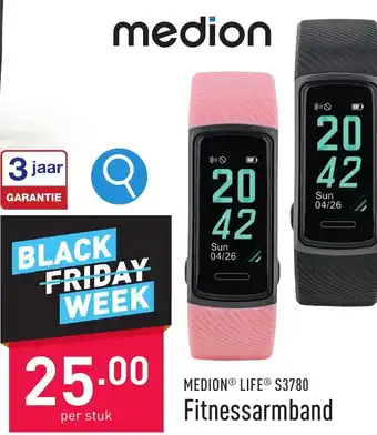 MEDION® LIFE® S3780 Fitnessarmband