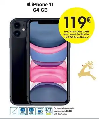 Carrefour Iphone 11 64 gb aanbieding