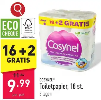 ALDI Toiletpapier, 18 st. aanbieding