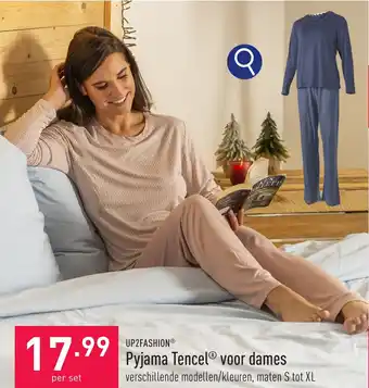 ALDI Pyjama Tencel voor dames aanbieding