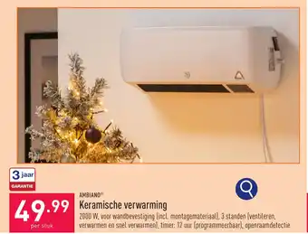 ALDI Keramische verwarming aanbieding