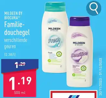 ALDI Familie- douchegel 500 ml aanbieding