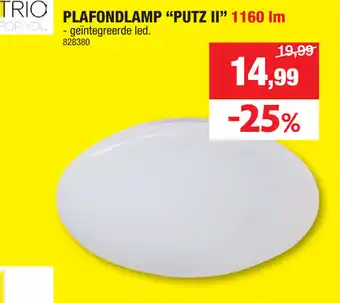 Hubo PLAFONDLAMP "PUTZ II" 1160 lm aanbieding