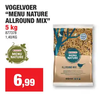 Hubo VOGELVOER "MENU NATURE ALLROUND MIX" 5 kg aanbieding