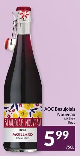 Intermarché AOC Beaujolais Nouveau 75CL aanbieding