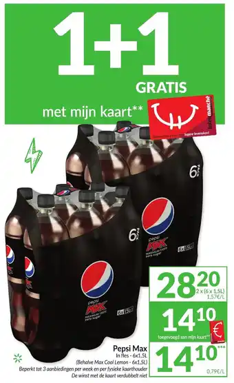 Intermarché Pepsi Max aanbieding