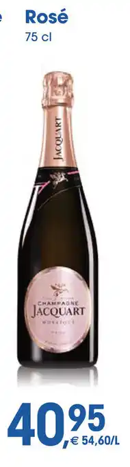 Prik en Tik JACQUART Rosé 75 cl aanbieding