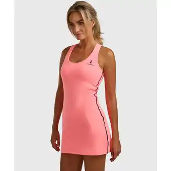 Decathlon Nieuwe performance tennis/padel jurk dames melon aanbieding