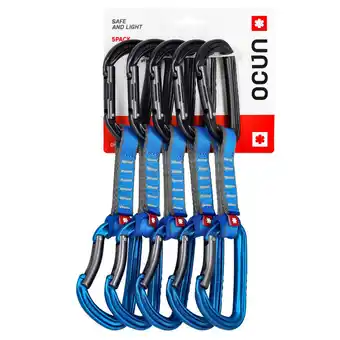 Decathlon Set van 5 karabijnhaken ocun falcon qd pa aanbieding