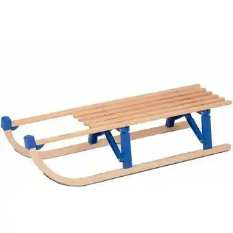 Decathlon Opvouwbare houten slee - 100cm aanbieding