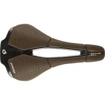 Decathlon Racefietszadel prologo scratch m5 pas tirox 140 natural aanbieding