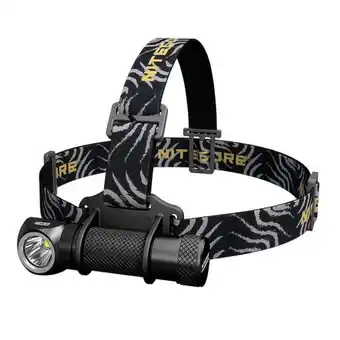 Decathlon Hoofdlamp hc33 en zaklamp in een - 1800 lumen - zwart aanbieding