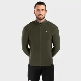 Decathlon Softshell jack wielrennen siroko j1 khangai khaki heren aanbieding