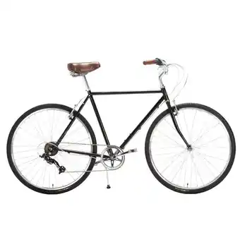 Decathlon Stadsfiets 28 capri niza crèmekleurige, hoog frame aanbieding