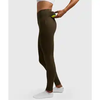 Decathlon Smart tennis/padel legging met balzak dames olive aanbieding