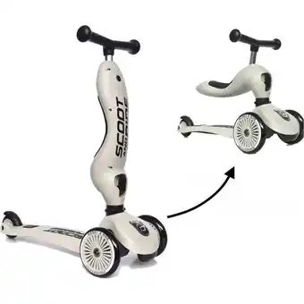 Decathlon Loopfiets en step in één highwaykick 1 - ash aanbieding