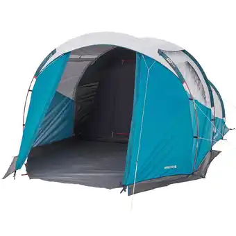 Tweedehands kampeertent voor 4 personen arpenaz 4.1 f&b met 1 slaapcompartiment