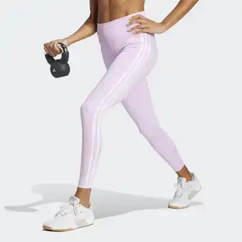 Decathlon Train essentials 3-stripes high-waisted 7/8 legging aanbieding