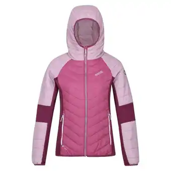 Decathlon Dames trutton lichtgewicht gewatteerde jas (violet/fragrant lilac/amaranth aanbieding