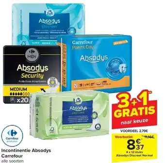 Carrefour Incontinentie absodys carrefour aanbieding